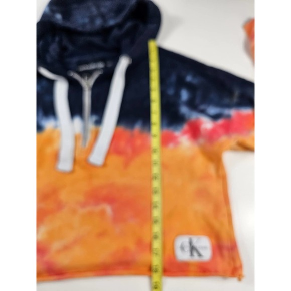 Calvin klein Oversized Crop top sweater tie dye ombre size XS - Picture 5 of 8